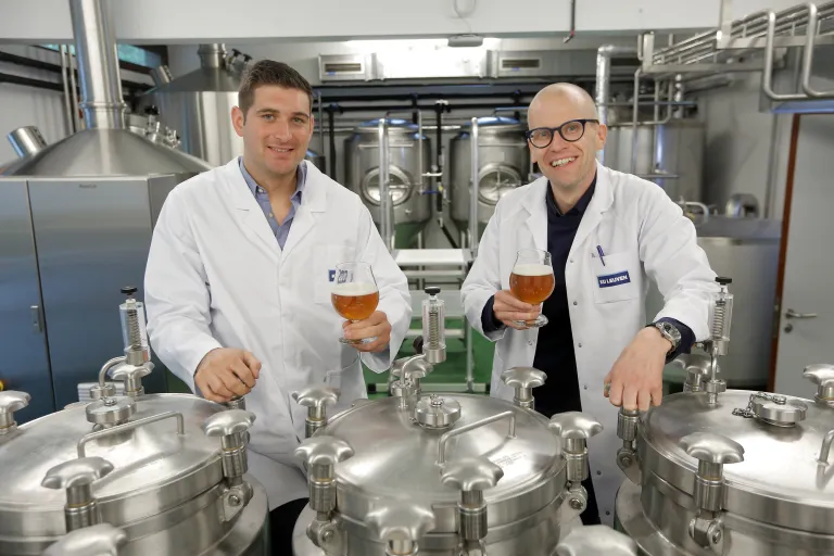 Kevin en Stijn brewery